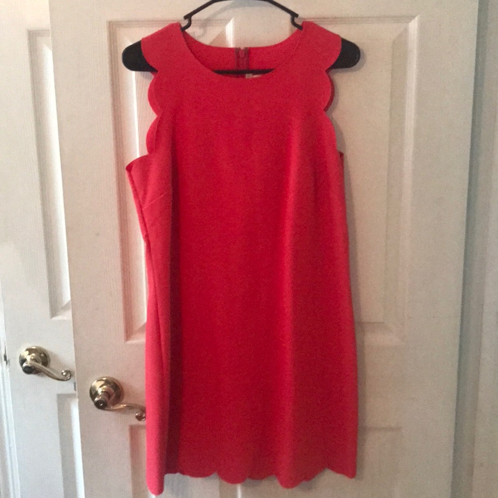 J Crew size 8 coral dress